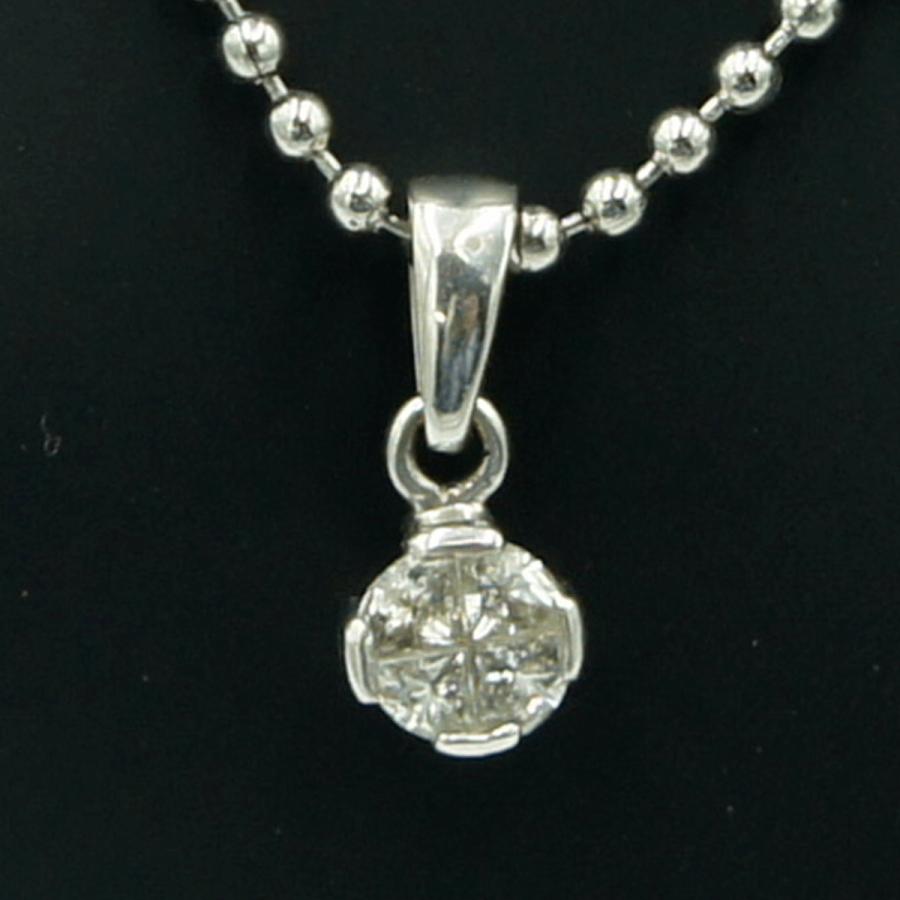 K18ダイヤモンドペンダントトップ　D 0.41ct　重量1.65ｇ(石の重量含む)（中古）