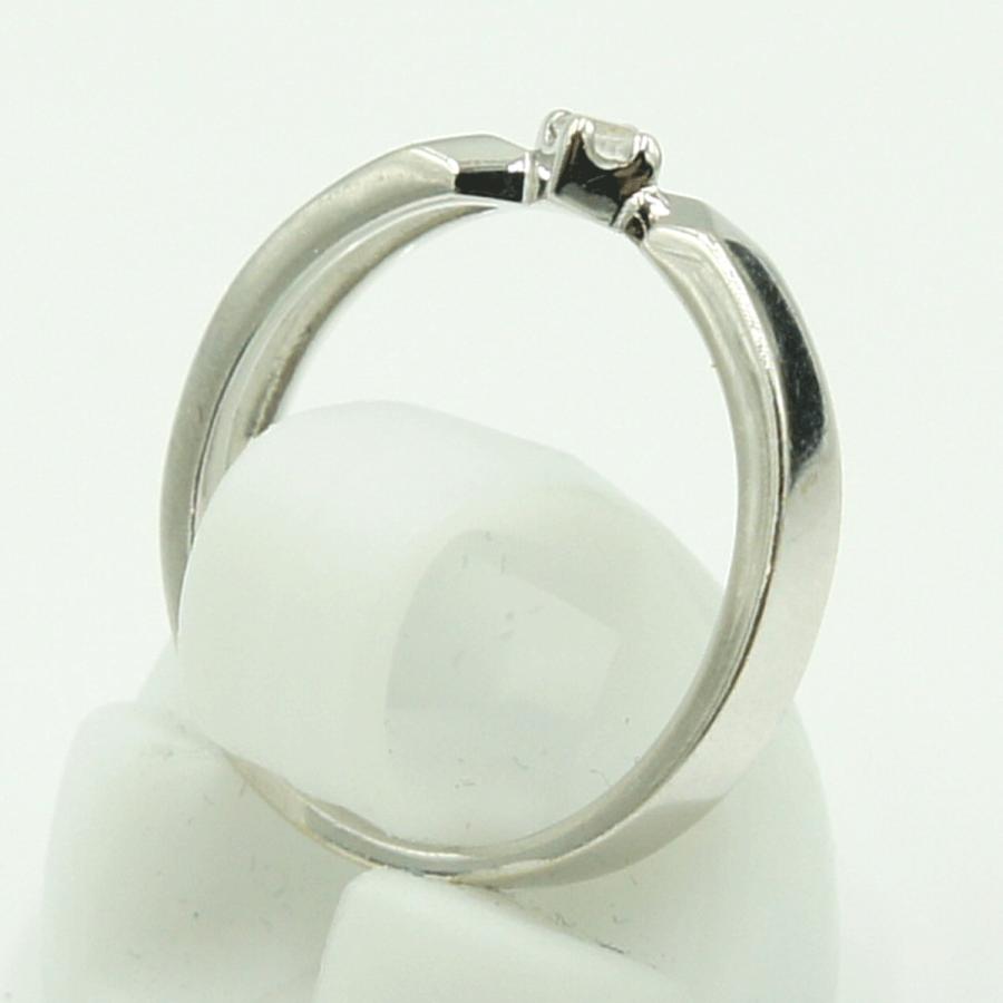 ピンキー＆ダイアン(PINKY&DIANNE)　K10WGブルームンストーンリング　リングサイズ10号　重量2.38ｇ(石の重量含む)　レディース（中古）