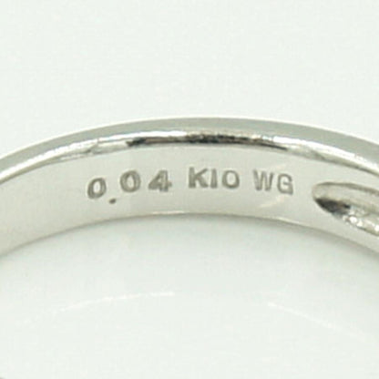 ピンキー＆ダイアン(PINKY&DIANNE)　K10WGブルームンストーンリング　リングサイズ10号　重量2.38ｇ(石の重量含む)　レディース（中古）