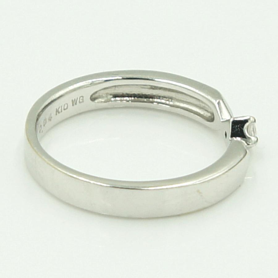 ピンキー＆ダイアン(PINKY&DIANNE)　K10WGブルームンストーンリング　リングサイズ10号　重量2.38ｇ(石の重量含む)　レディース（中古）