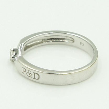 ピンキー＆ダイアン(PINKY&DIANNE)　K10WGブルームンストーンリング　リングサイズ10号　重量2.38ｇ(石の重量含む)　レディース（中古）