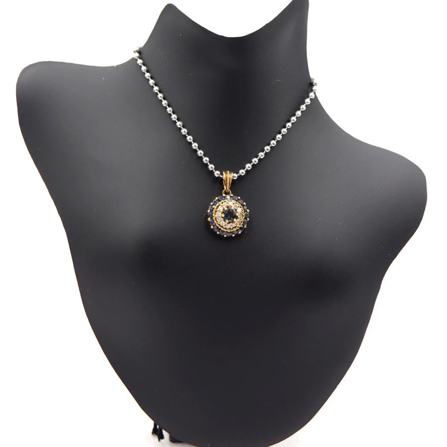 K18サファイアペンダントトップ　S0.43ct　D0.15ct　重量2.33ｇ(石の重量含む)　レディース(中古)