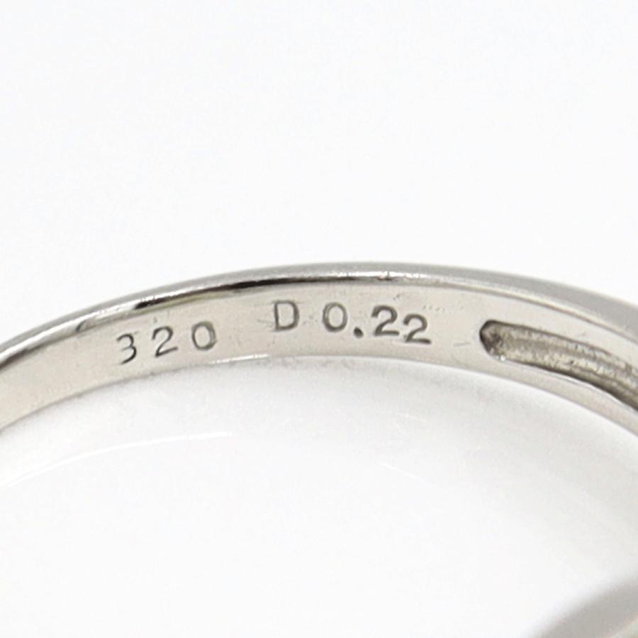 Pt900ペリドットダイヤモンドリング　PD3.20ct　D0.22ct　リングサイズ14号　重量5.74ｇ(石の重量含む)　レディース（中古）