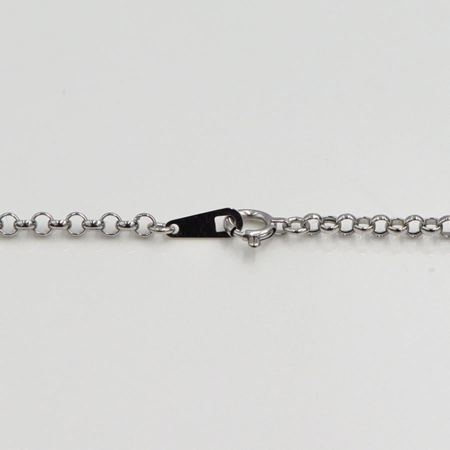 K18WGカルセドニーネックレス　C12.00ct　ネックレス長さ39cm　重量9.86ｇ(石の重量含む) レディース(中古)