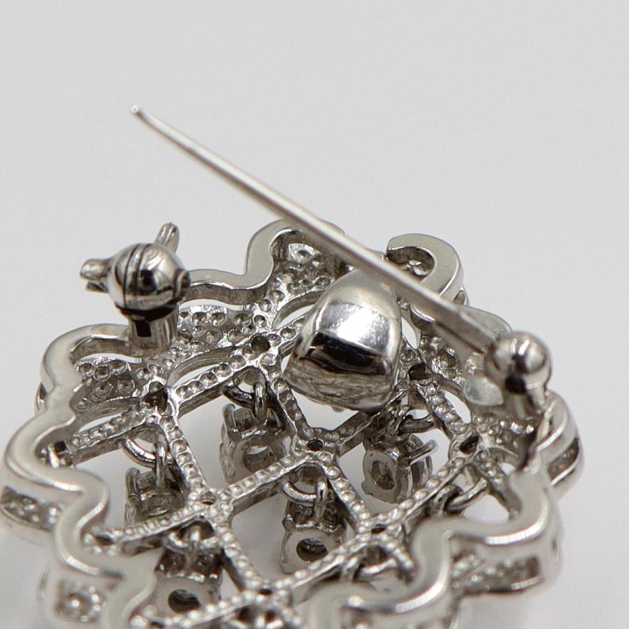 Pt900ダイヤモンドペンダントブローチ　D1.00ct　重量13.0ｇ(石の重量含む)（中古）