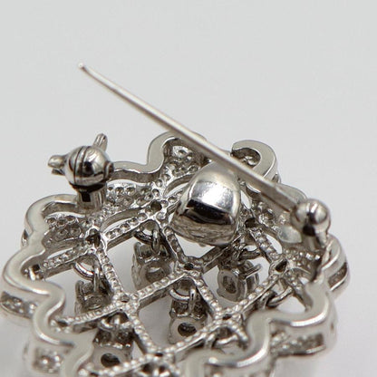 Pt900ダイヤモンドペンダントブローチ　D1.00ct　重量13.0ｇ(石の重量含む)（中古）