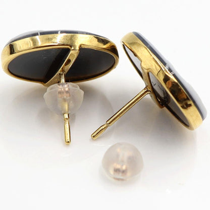 K18/K10メノウカメオピアス　重量3.17ｇ(両耳・総重量)　（中古）