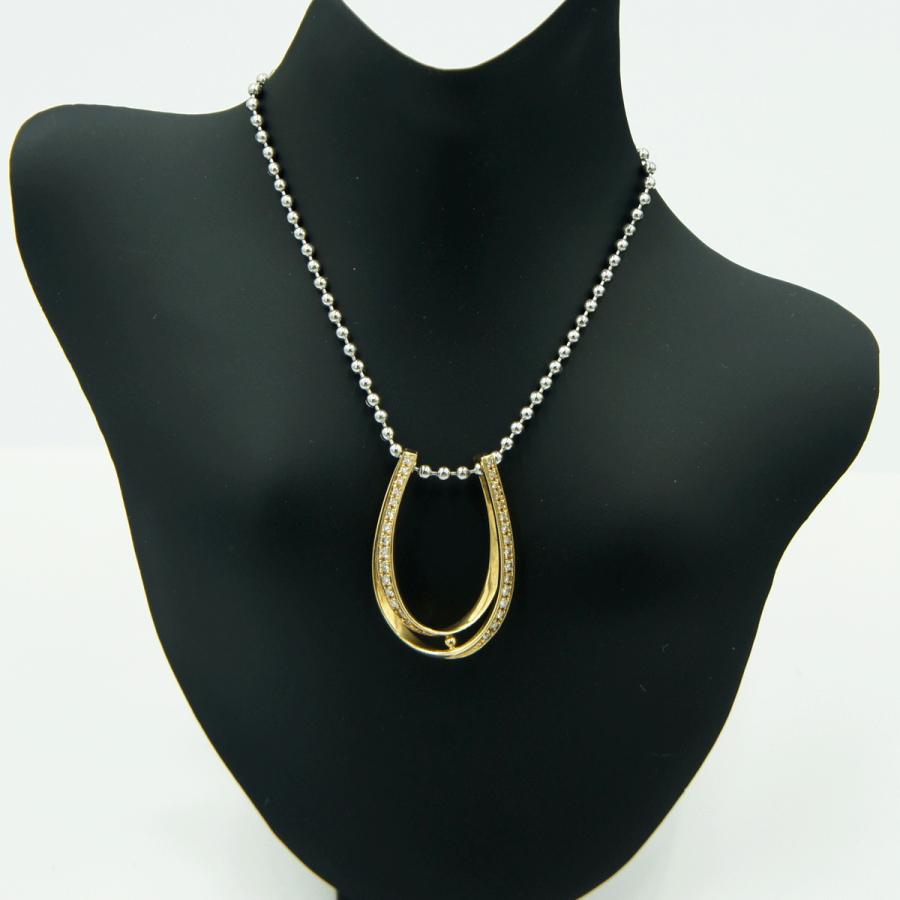 K18ダイヤモンドペンダントトップ　D 0.30ct　重量4.05ｇ(石の重量含む)（中古）