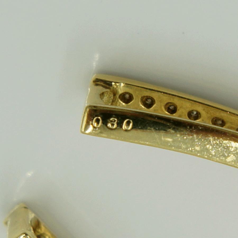 K18ダイヤモンドペンダントトップ　D 0.30ct　重量4.05ｇ(石の重量含む)（中古）