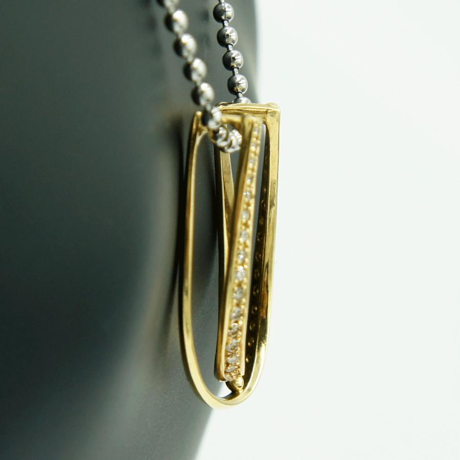 K18ダイヤモンドペンダントトップ　D 0.30ct　重量4.05ｇ(石の重量含む)（中古）