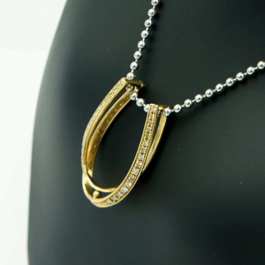 K18ダイヤモンドペンダントトップ　D 0.30ct　重量4.05ｇ(石の重量含む)（中古）