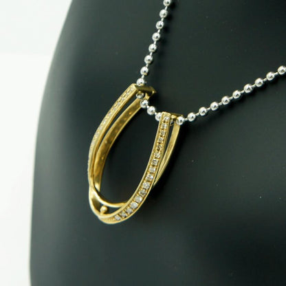 K18ダイヤモンドペンダントトップ　D 0.30ct　重量4.05ｇ(石の重量含む)（中古）