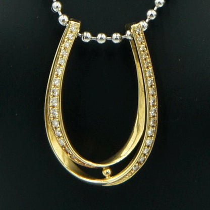 K18ダイヤモンドペンダントトップ　D 0.30ct　重量4.05ｇ(石の重量含む)（中古）