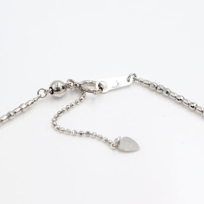 K18WGデザインネックレス　スライド式　ネックレス長さ40cm　重量5.87ｇ　レディース（中古）