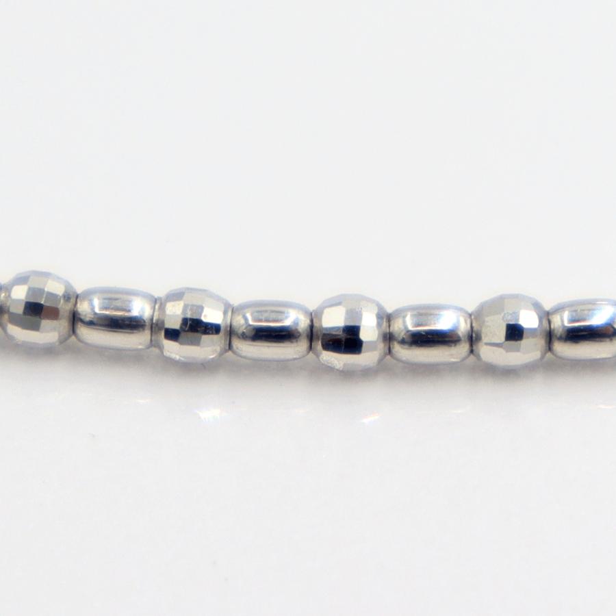 K18WGデザインネックレス　スライド式　ネックレス長さ40cm　重量5.87ｇ　レディース（中古）