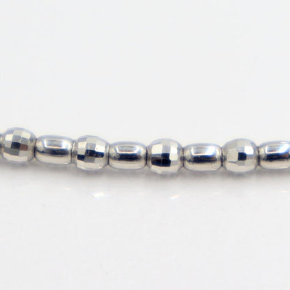 K18WGデザインネックレス　スライド式　ネックレス長さ40cm　重量5.87ｇ　レディース（中古）