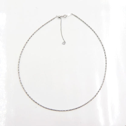 K18WGデザインネックレス　スライド式　ネックレス長さ40cm　重量5.87ｇ　レディース（中古）