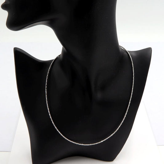 K18WGデザインネックレス　スライド式　ネックレス長さ40cm　重量5.87ｇ　レディース（中古）