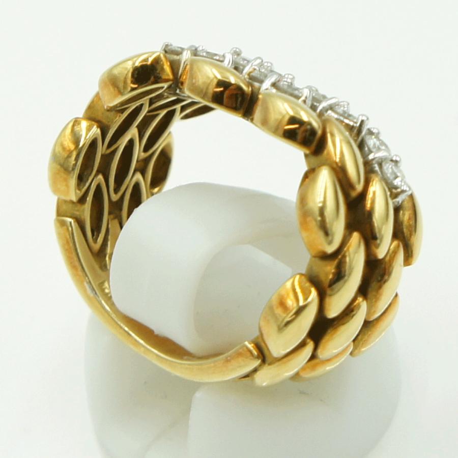 ガラヴェリ（GARAVELLI） 750ダイヤモンドリング　リングサイズ13号　重量10.79ｇ(石の重量含む)　レディース（中古）