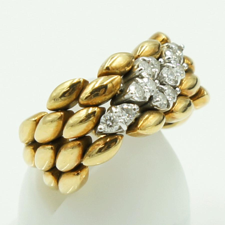 ガラヴェリ（GARAVELLI） 750ダイヤモンドリング　リングサイズ13号　重量10.79ｇ(石の重量含む)　レディース（中古）