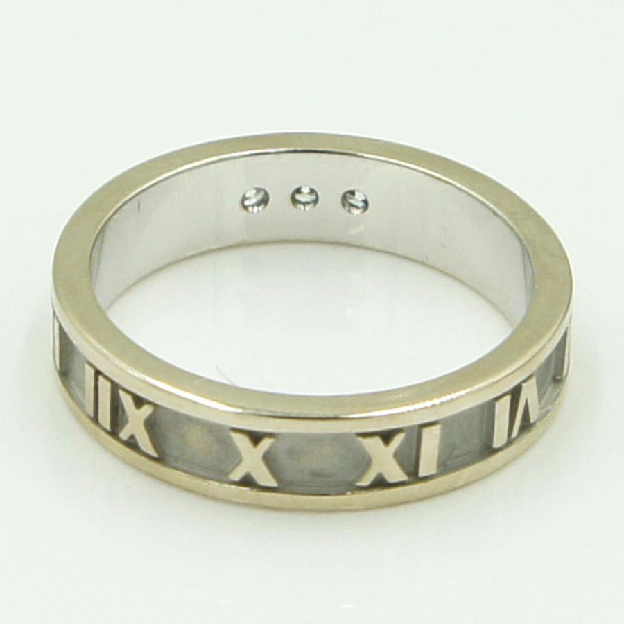 ティファニー(Tiffany & Co.)　750 アトラスダイヤリング　リングサイズ11号　重量4.51ｇ(石の重力含む)　レディース（中古）