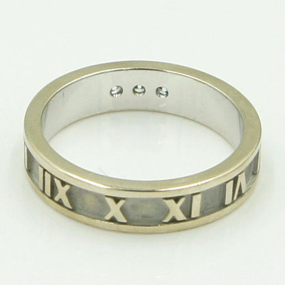 ティファニー(Tiffany & Co.)　750 アトラスダイヤリング　リングサイズ11号　重量4.51ｇ(石の重力含む)　レディース（中古）