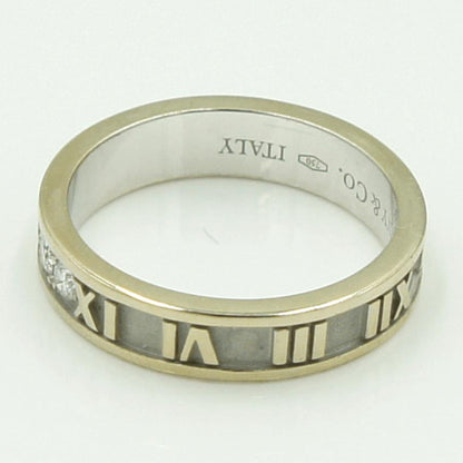 ティファニー(Tiffany & Co.)　750 アトラスダイヤリング　リングサイズ11号　重量4.51ｇ(石の重力含む)　レディース（中古）