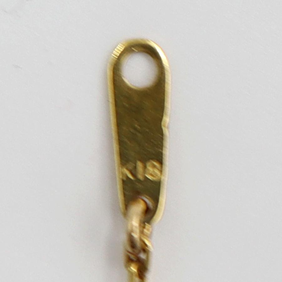 K18ロングチェーンネックレス　ネックレス長さ77cm　重量7.40ｇ　レディース（中古）