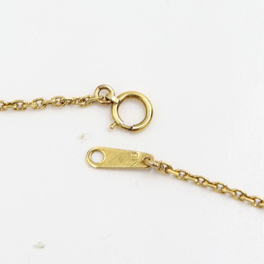 K18ロングチェーンネックレス　ネックレス長さ77cm　重量7.40ｇ　レディース（中古）