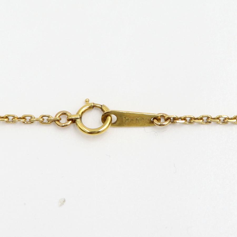 K18ロングチェーンネックレス　ネックレス長さ77cm　重量7.40ｇ　レディース（中古）