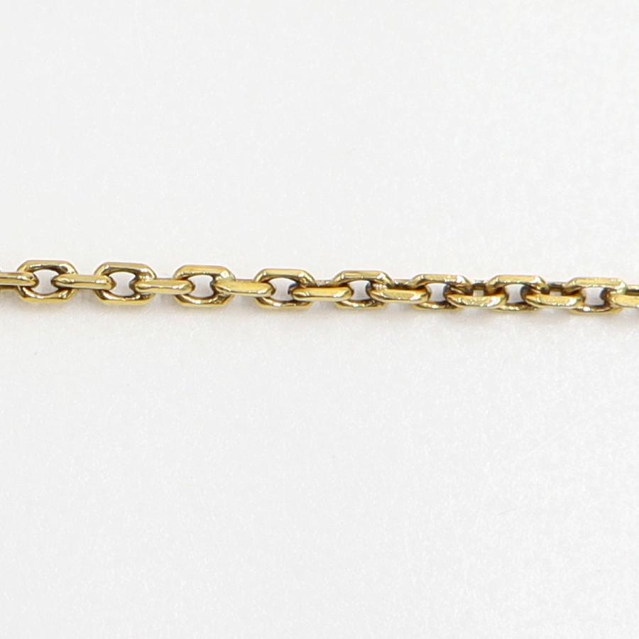 K18ロングチェーンネックレス　ネックレス長さ77cm　重量7.40ｇ　レディース（中古）