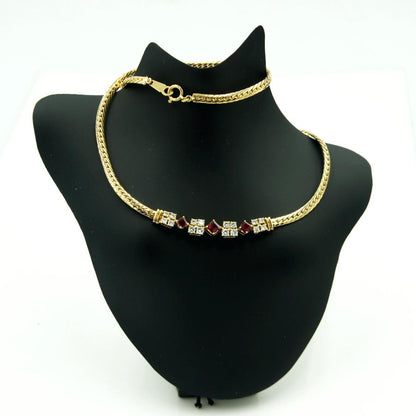 ミキモト(MIKIMOTO)K18ルビーダイヤモンドネックレス　R0.73ct　D0.63ct　重量18.91ｇ(石の重量含む)　レディース（中古）