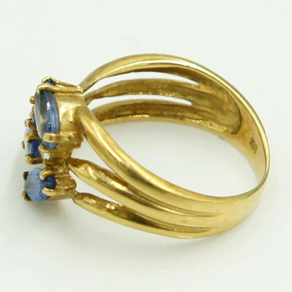 K18サファイアリング　リングサイズ10号　重量3.07ｇ(石の重量含む)　レディース（中古）