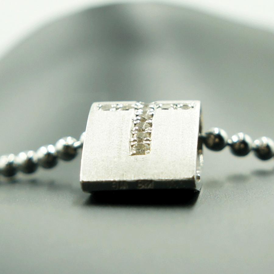 K18WGダイヤオニキスペンダントトップ　D 0.11ct　重量2.91ｇ(石の重量含む)（中古）