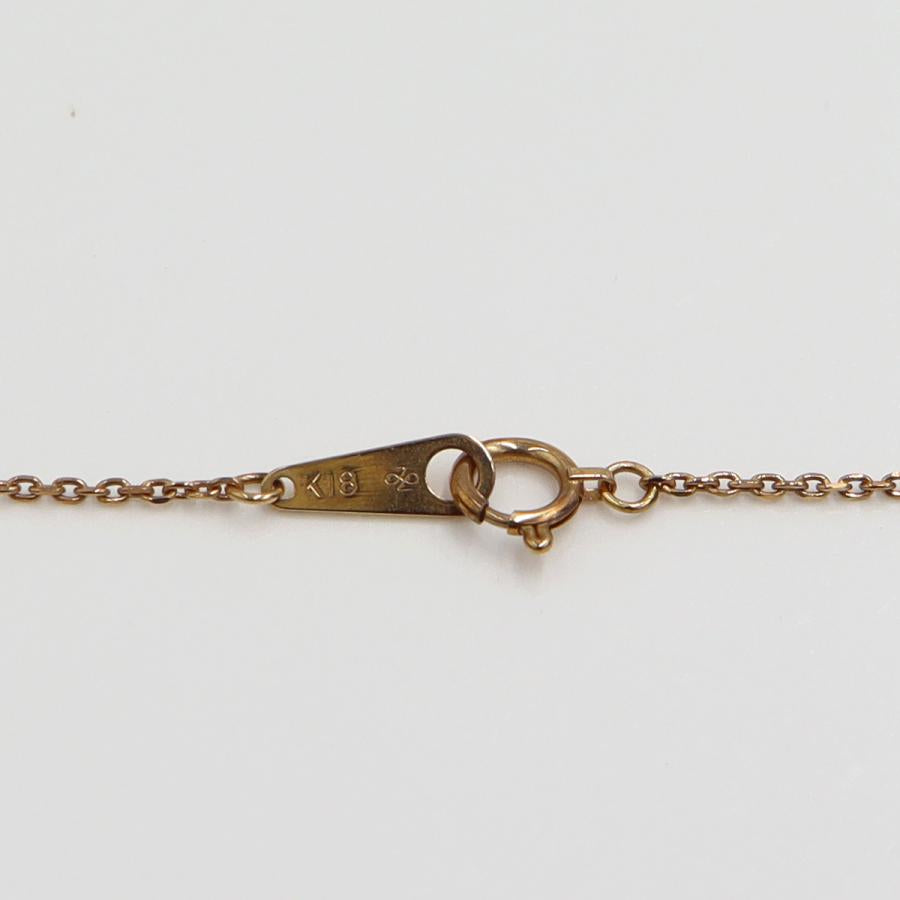 K18PGアメジストペンダントネックレス　A1.45ct　D0.07ct　ネックレス長さ40cm　重量3.61ｇ(石の重量含む) レディース（中古）