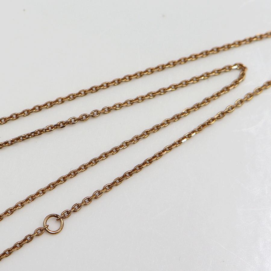 K18PGアメジストペンダントネックレス　A1.45ct　D0.07ct　ネックレス長さ40cm　重量3.61ｇ(石の重量含む) レディース（中古）