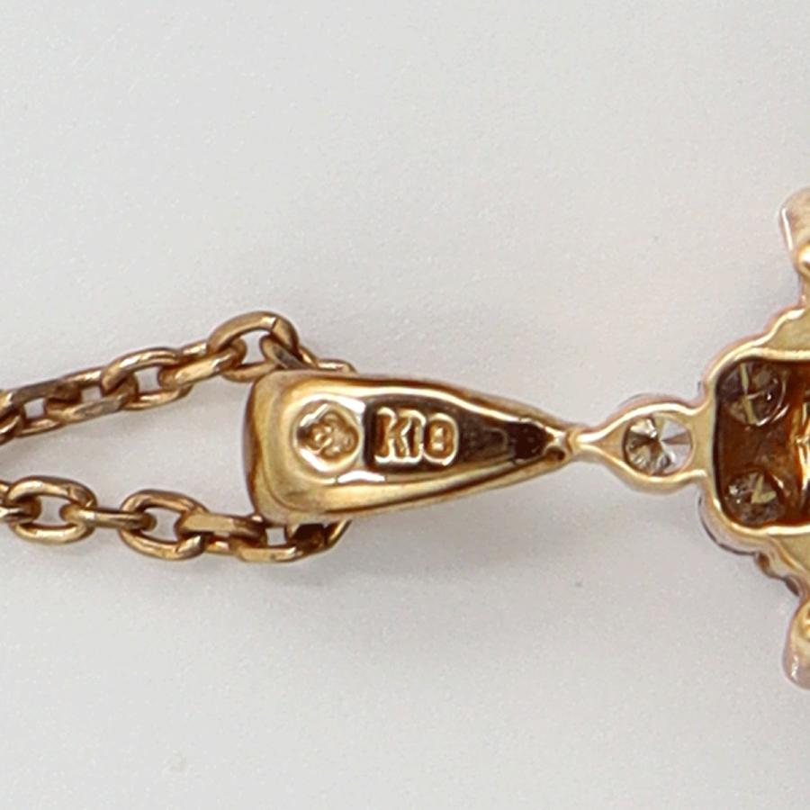 K18PGアメジストペンダントネックレス　A1.45ct　D0.07ct　ネックレス長さ40cm　重量3.61ｇ(石の重量含む) レディース（中古）