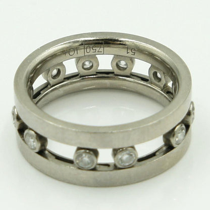 センチュリー(CENTURY)　750ダイヤモンドリング　リングサイズ10号　重量7.62ｇ(石の重量含む)　レディース（中古）