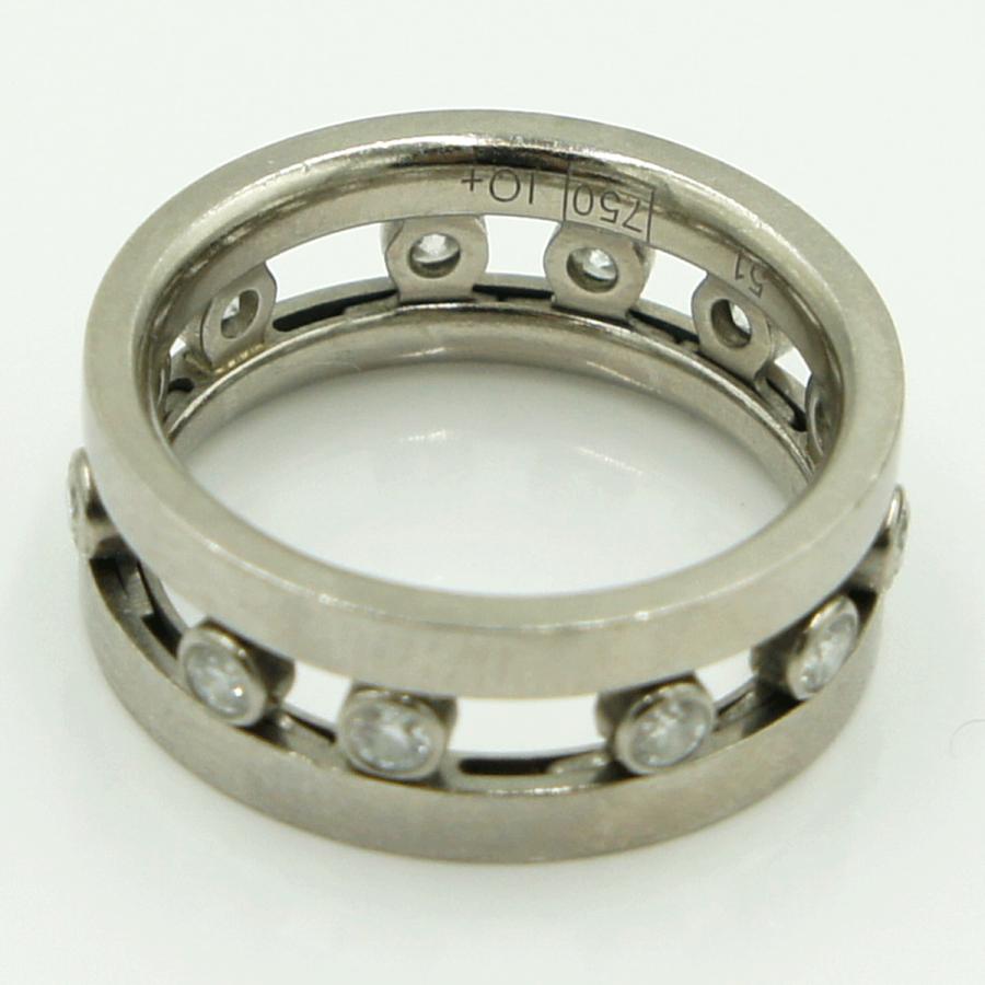 センチュリー(CENTURY)　750ダイヤモンドリング　リングサイズ10号　重量7.62ｇ(石の重量含む)　レディース（中古）