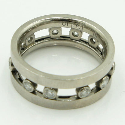 センチュリー(CENTURY)　750ダイヤモンドリング　リングサイズ10号　重量7.62ｇ(石の重量含む)　レディース（中古）