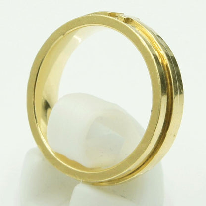 ティファニー(Tiffany & Co.)　750Tナローリング　リングサイズ18号　重量10.54ｇ　レディース（中古）