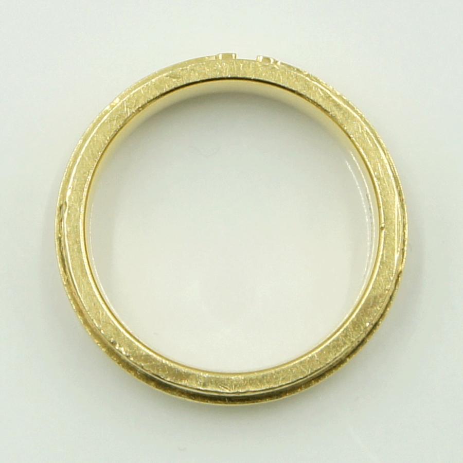 ティファニー(Tiffany & Co.)　750Tナローリング　リングサイズ18号　重量10.54ｇ　レディース（中古）