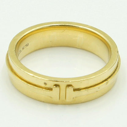 ティファニー(Tiffany & Co.)　750Tナローリング　リングサイズ18号　重量10.54ｇ　レディース（中古）