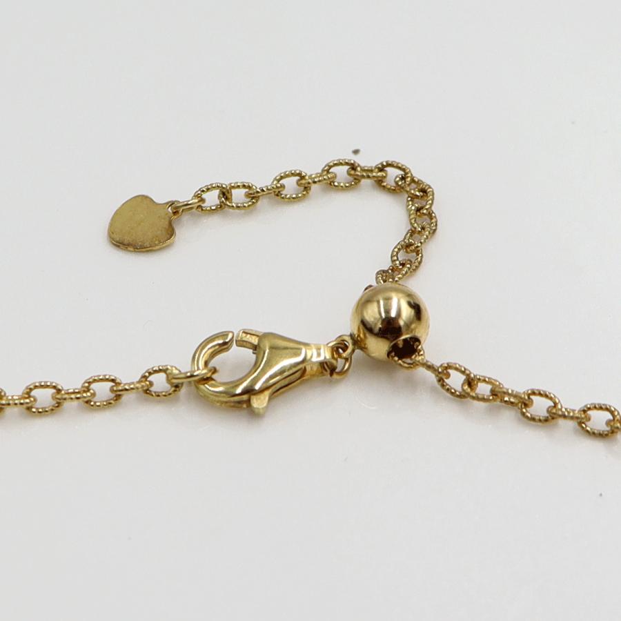 K18ターコイズペンダントネックレス　S0.32ct　D0.15ct　ネックレス長さ47cm　重量15.38ｇ(石の重量含む) レディース(中古)