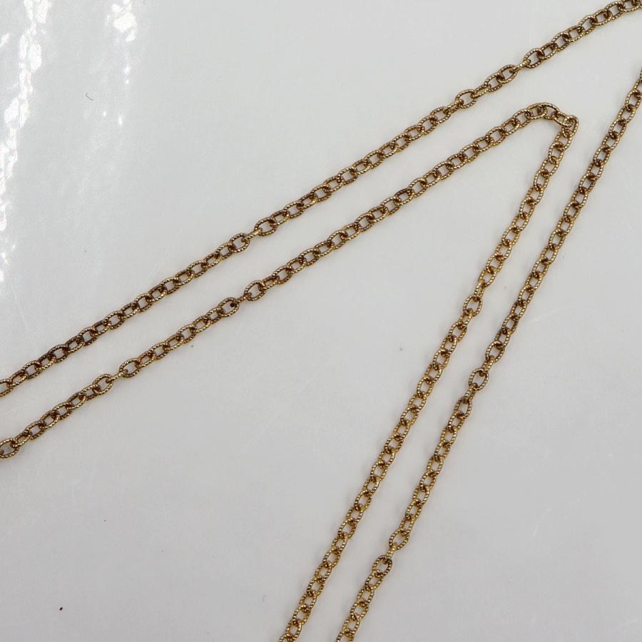 K18ターコイズペンダントネックレス　S0.32ct　D0.15ct　ネックレス長さ47cm　重量15.38ｇ(石の重量含む) レディース(中古)