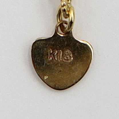 K18ターコイズペンダントネックレス　S0.32ct　D0.15ct　ネックレス長さ47cm　重量15.38ｇ(石の重量含む) レディース(中古)