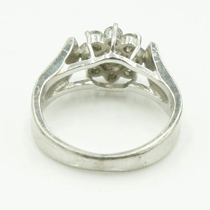 Pt900ダイヤモンドリング　星の砂　D0.38ct　リングサイズ1号　重量4.37ｇ(石の重量含む)（中古）