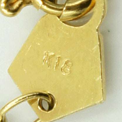 K18ダイヤモンドネックレス　星の砂　D0.20ct　ネックレス長さ約40cm　重量7.75ｇ(石の重量含む) （中古）