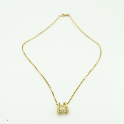 K18ダイヤモンドネックレス　星の砂　D0.20ct　ネックレス長さ約40cm　重量7.75ｇ(石の重量含む) （中古）