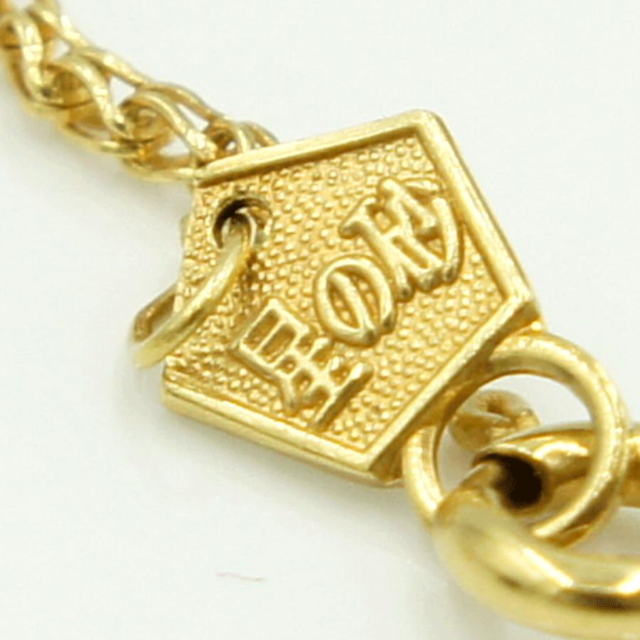 K18ダイヤモンドネックレス　星の砂　D0.20ct　ネックレス長さ約40cm　重量7.75ｇ(石の重量含む) （中古）